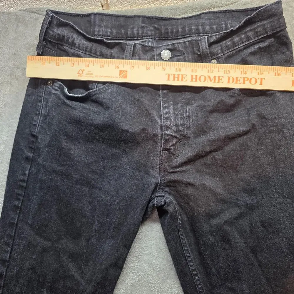 Levi's 559 Jeans Mens 32x34 Black Dark Wash Relaxed Fit Straight Leg Denim